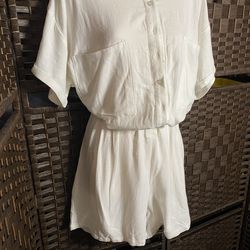 White romper, medium
