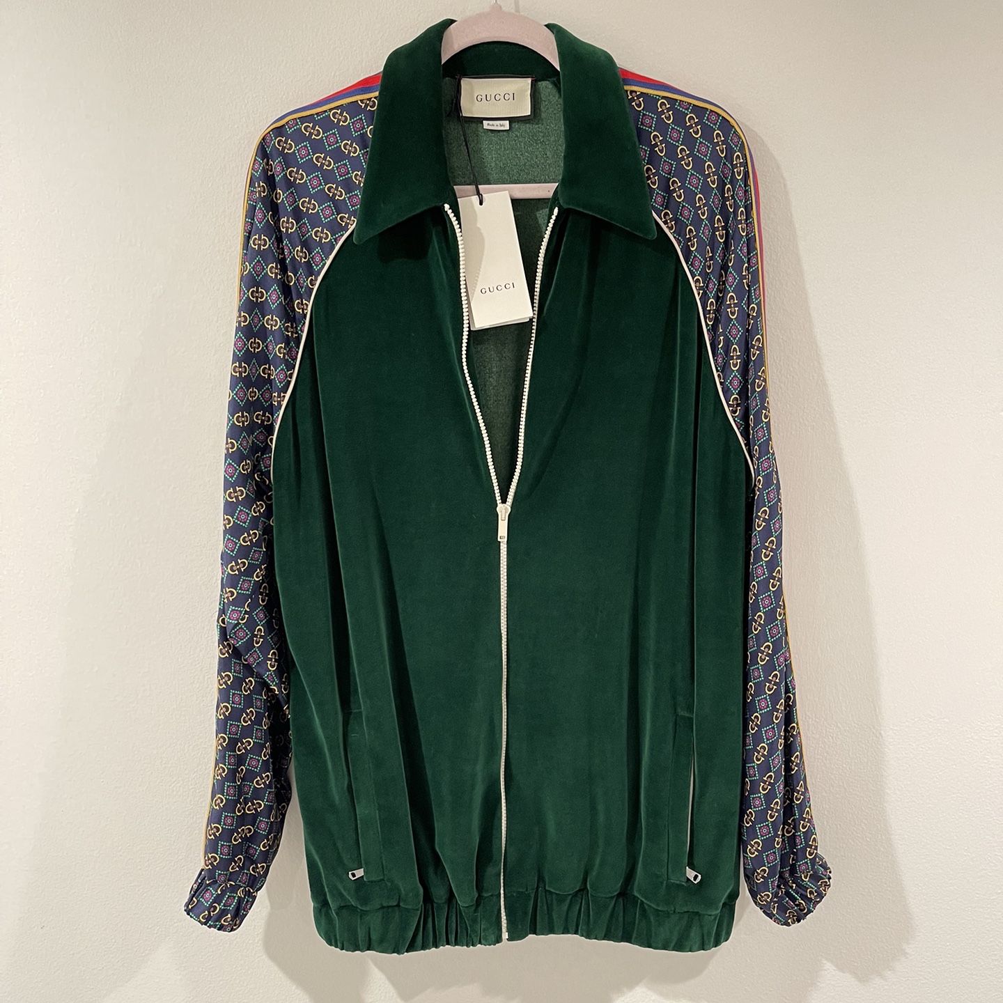 Gucci Men's Bi-Material Oversized Jacket Spring Summer 2019. Brand New With Tags. Size M/L $1,500