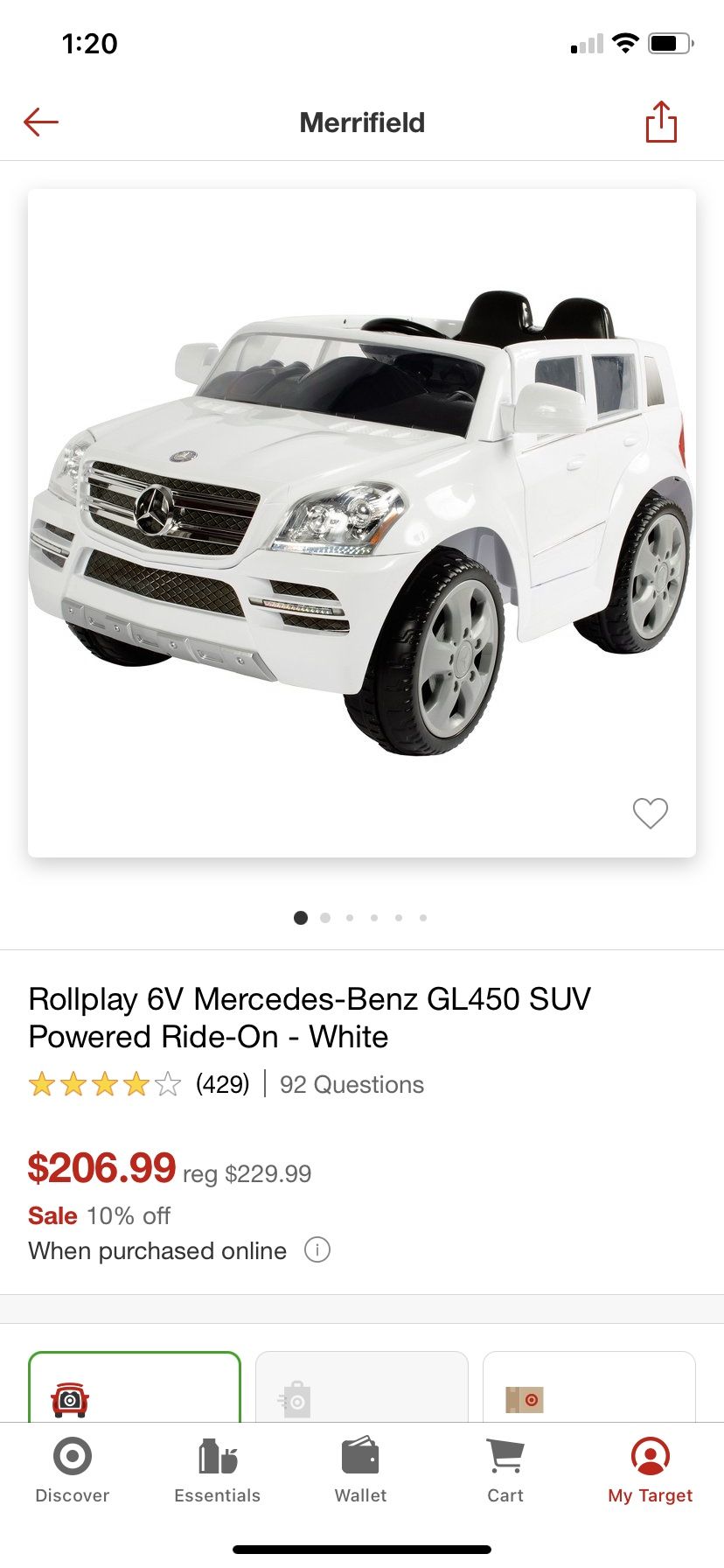 Mercedes Car For Kids