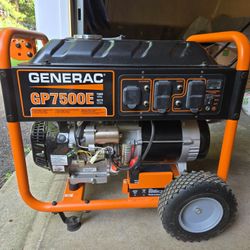Generac GP7500E New condition