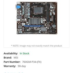 MSI Gaming Motherboard w/Upgraded Ryzen 5 Zen 3 Processor