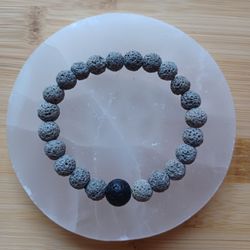 NEW 🖤 Handmade Lava Bracelet OS 🩶