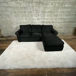 Dark Blue L Shaped Sectional Couch “WE DELIVER”