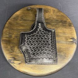 Tex Shoemaker 17H Basket Weave Holster For S&W 439 549 559 639 659 Snap Closure