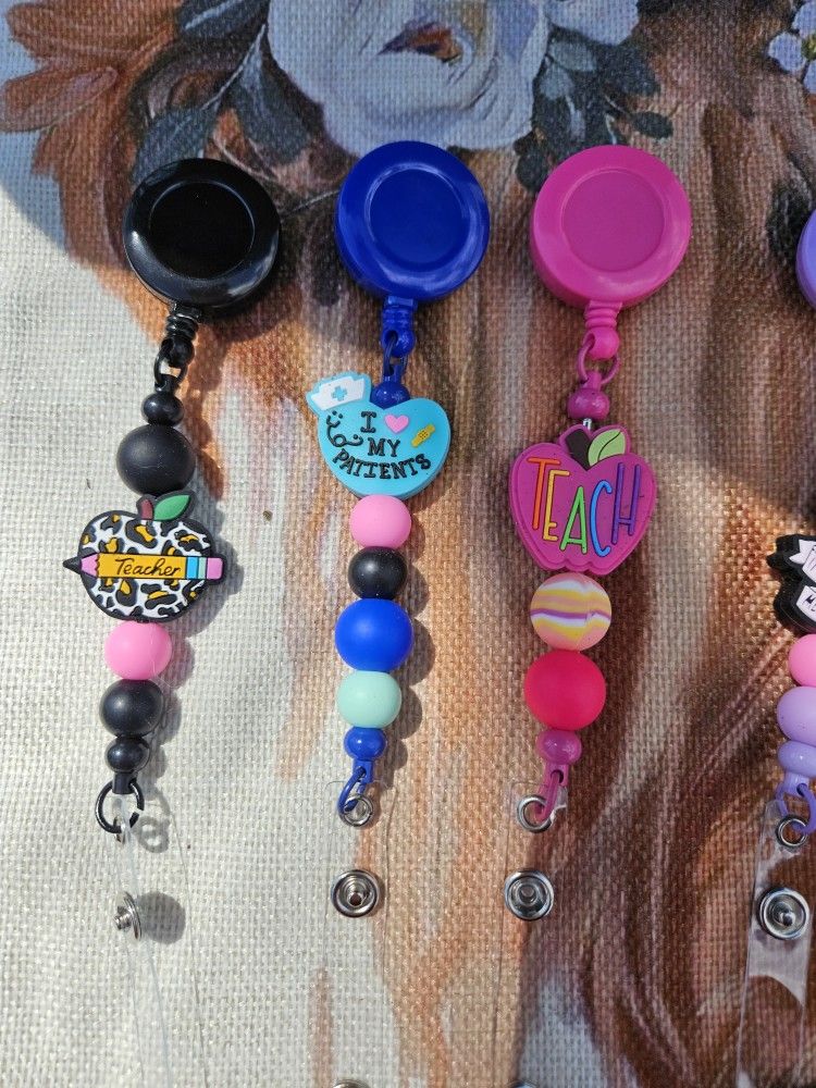 Beaded Badge Reels