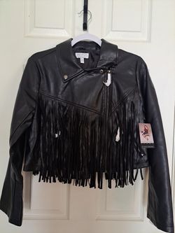 NWT Faux Fringe Womens Jacket 
