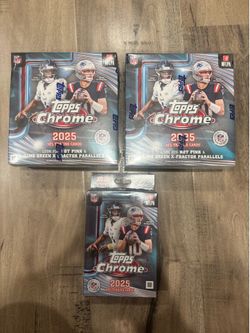 Topps chrome football 2025