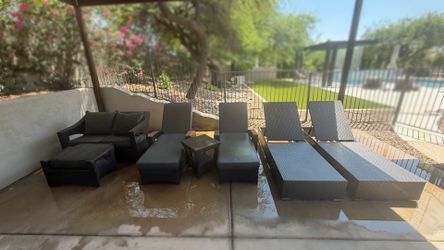 7-Piece Wicker Outdoor Patio Furniture Set