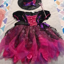 Kids Witch Costume Traje De Bruja