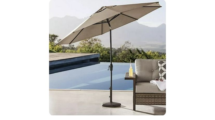 Premium 10 Sunbrella Market Umbrellas Shale