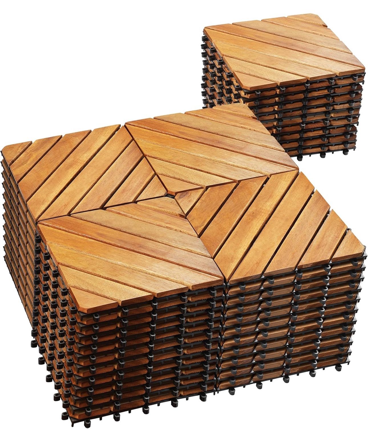 Wood Deck Tile In Box 10sqf $35.99 Per Box