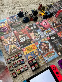 nintendo switch HUGE gaming collection read description