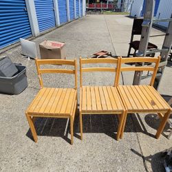 Wooden Chairs