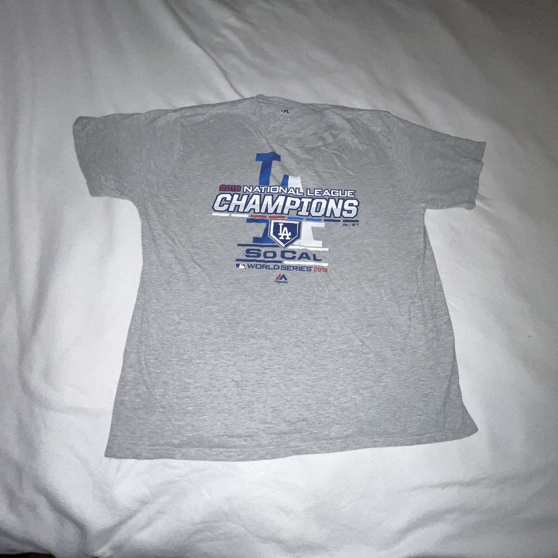 Dodgers National League Champion Shirt Top Men Adult X-large XL A023