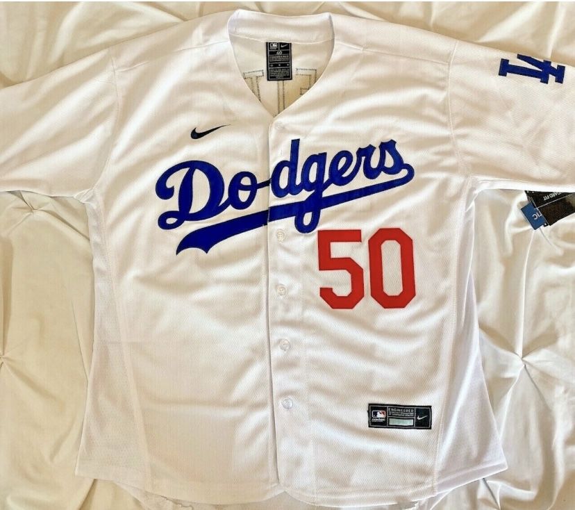 Los Angeles Dodgers Betts #50 White Jersey (Sizes Available ) for Sale in  Long Beach, CA - OfferUp