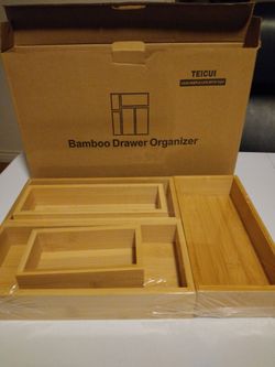 Bamboo Drawer Organizer