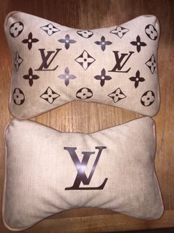 LV car cushion 