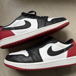 Jordan 1 Low Black Toe