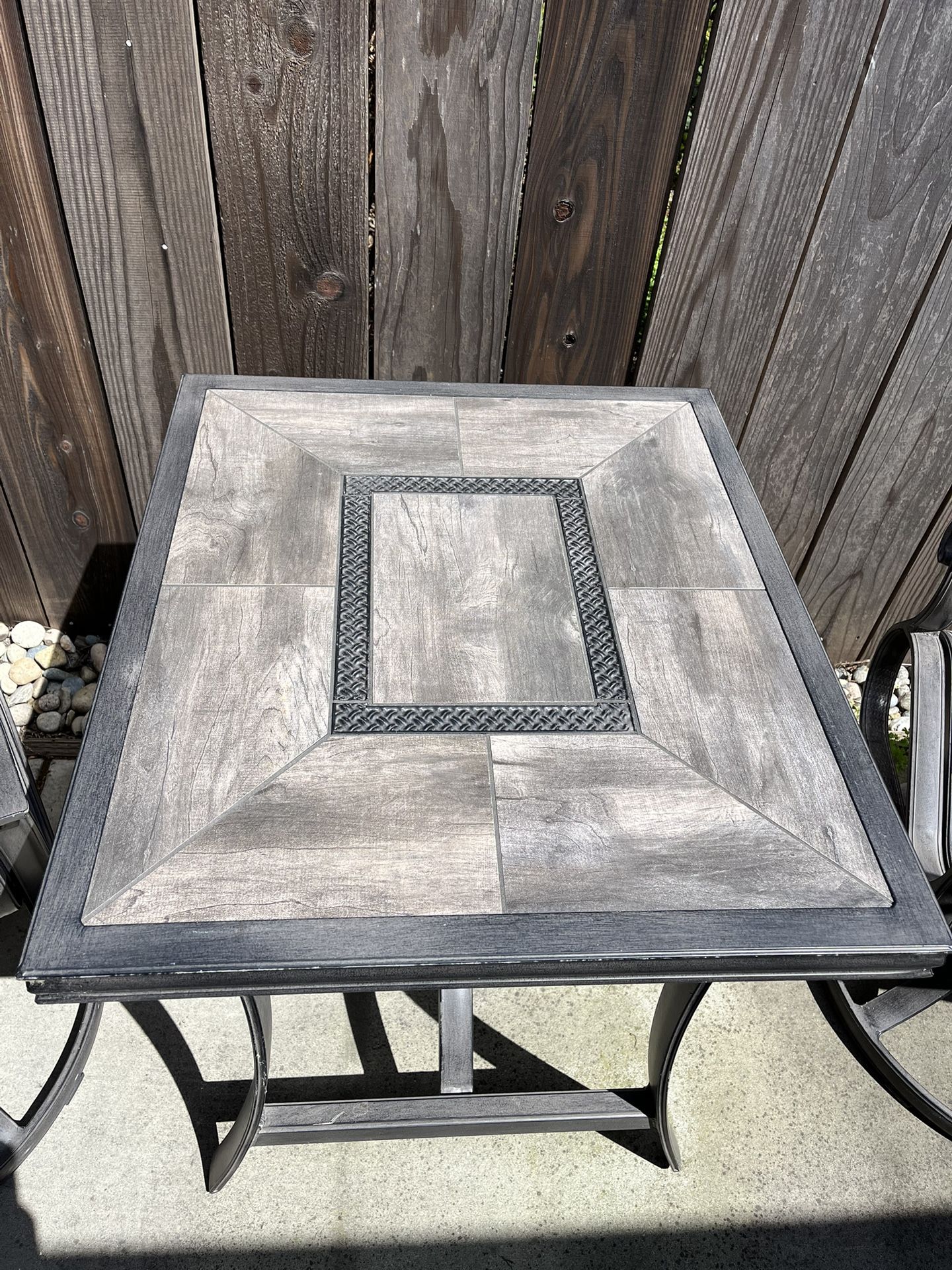 Agio 3 piece outdoor patio cafe set