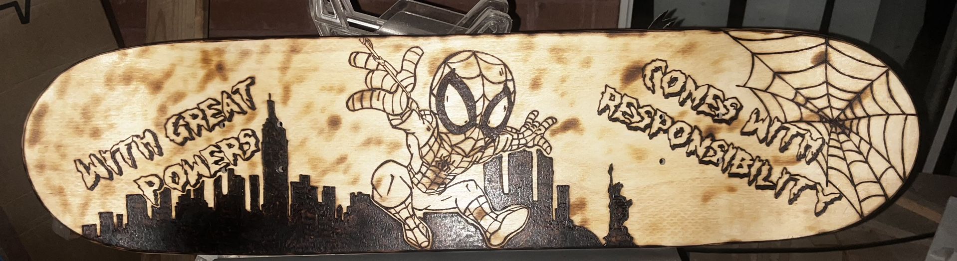 Spider-Man Skateboard Full Size 