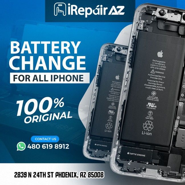 iPhone 6-16 Pro Max Battery Change