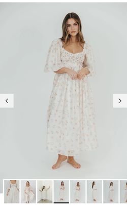 Harlow Maxi Dress in Tiny Pink Floral - Bump Friendly 
