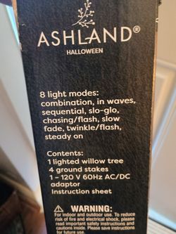 Light Up Willow Tree