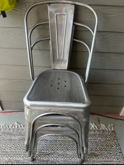 Industrial Metal Dining Chair