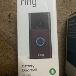 Ring Battery Doorbell HD New In Sealed Box