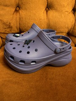 Crocs Mega Crush Platform Classic Clogs lavender Womens 10