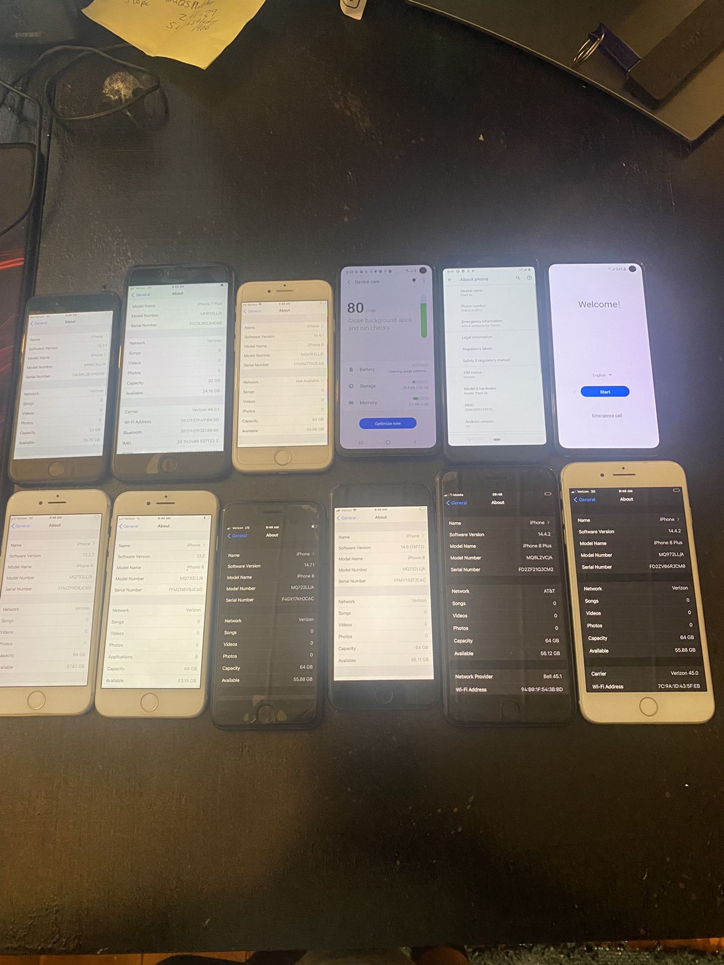 Assorted Phones For Sale 
