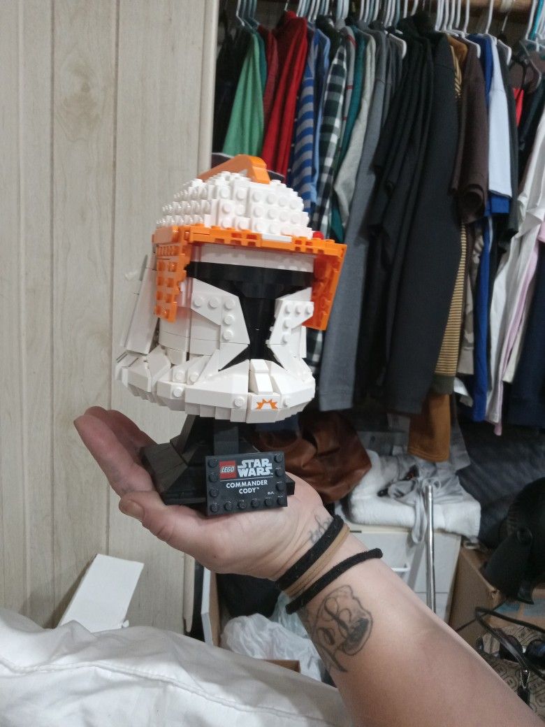 Star Wars Lego Helmet Head