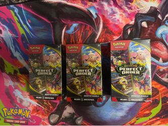 3 Perfect order booster bundles / 6 booster packs per pack