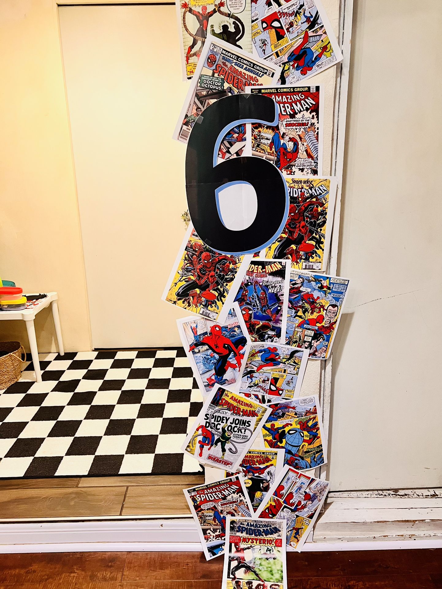 Spiderman Miles Morales Theme Birthday Party Decor Prints On Paper And Balloon