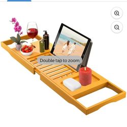 Luxury Bamboo Bathtub Caddy