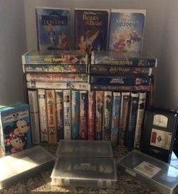 Classic VHS Disney and Children Movies. Lot of 33.