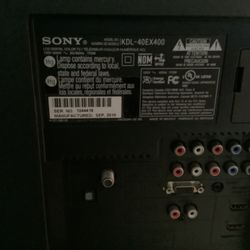 Sony Bravia 40” TV