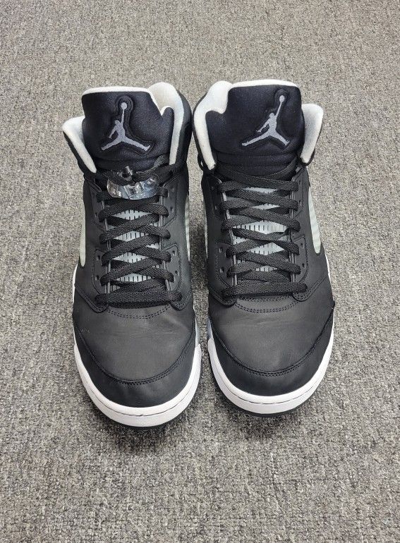 Nike Air Jordan 5 Retro Oreo 2021 Black White Mens Size 13 CT4838-011