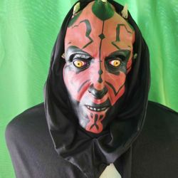 Darth Maul Full Latex mask With Cape