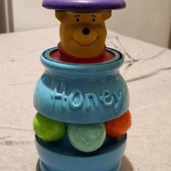 Disney Winnie the Pooh Spinning Honey Pot Toy–Mattel–Great Condition - $10
