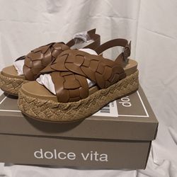 Dolce Vita Winder Boho Sandals - Tan Size 8 