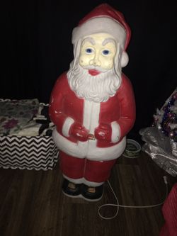 Vintage Santa Blow Mold