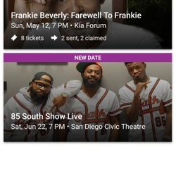 Frankie BEVERLY FARWELL TOUR 