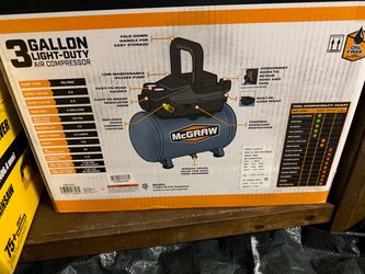 McGraw 3 Gallon air compressor