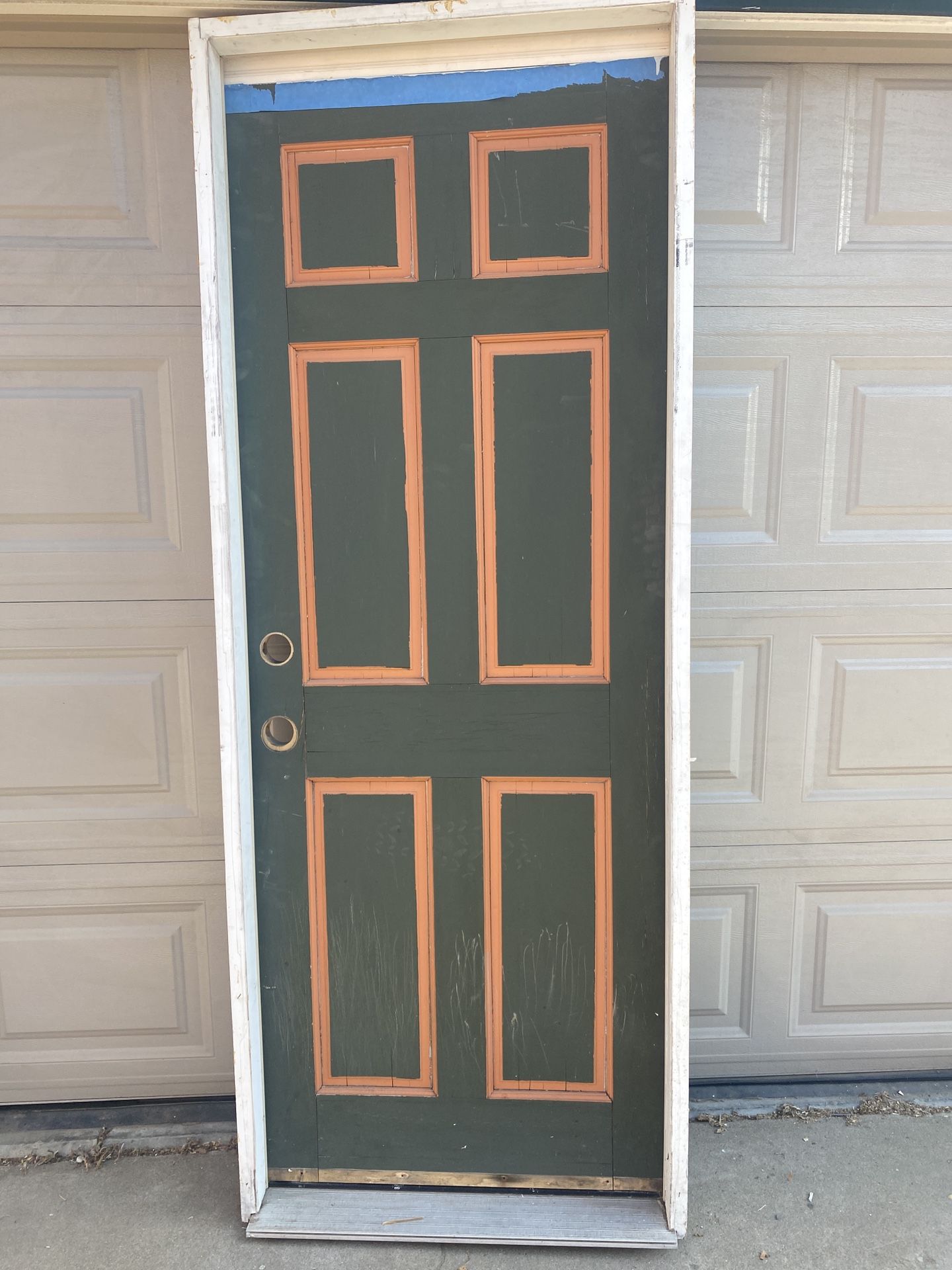 30x80 Exterior Door With Door Frame