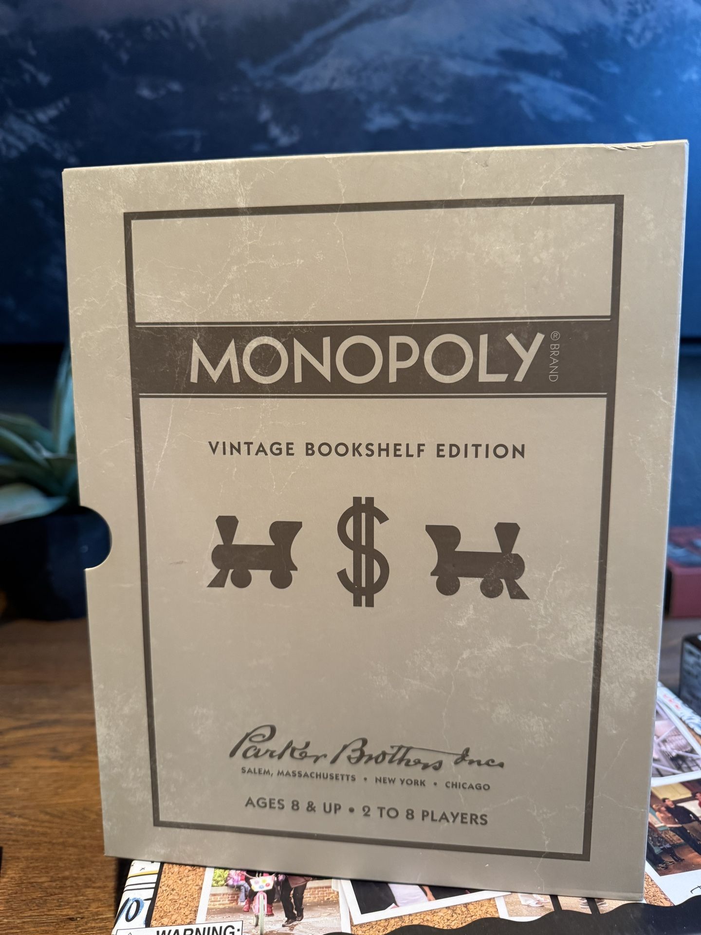 Monopoly bookshelf Edition