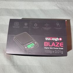 Truweigh
Blaze digital mini scale 100g x 0.01g black