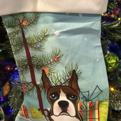 Boxer Dog Stocking