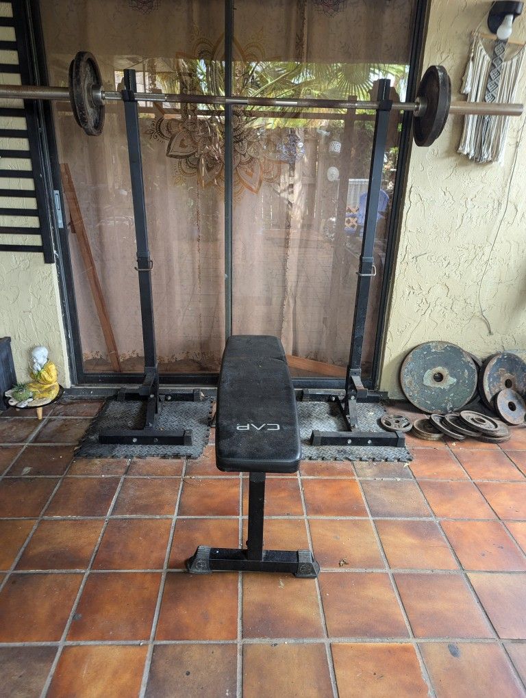 Weights, Bar,Stand &Bench