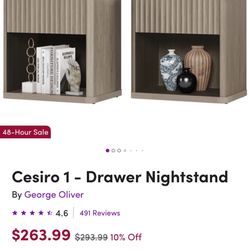 Brand New Night Stand Set